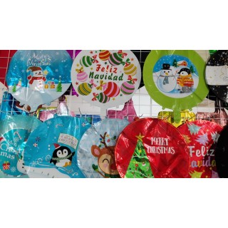 Globo de decoracion de navidad con helio