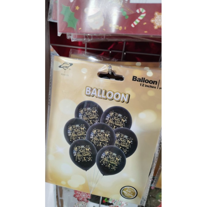 Set 7 globos de año nuevo