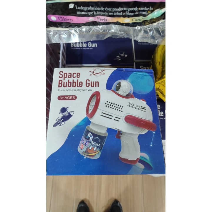 Pistola de burbujas